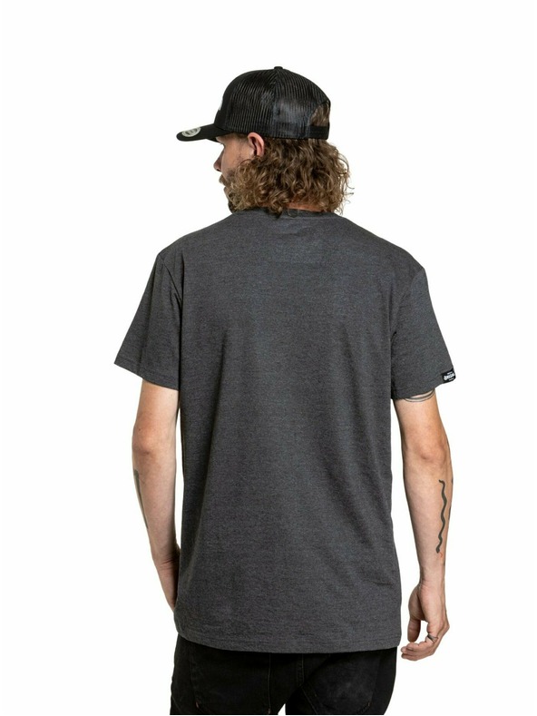 Meatfly Meatfly moška majica Revital Black/Charcoal Heather | Črna | Velikost