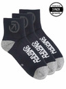 Meatfly Meatfly Socks Middle Triple Pack Bike Black | Black | Size