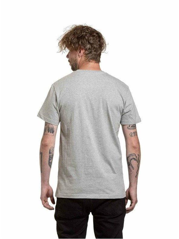 Meatfly Meatfly moška majica Yvans Written Patch Grey