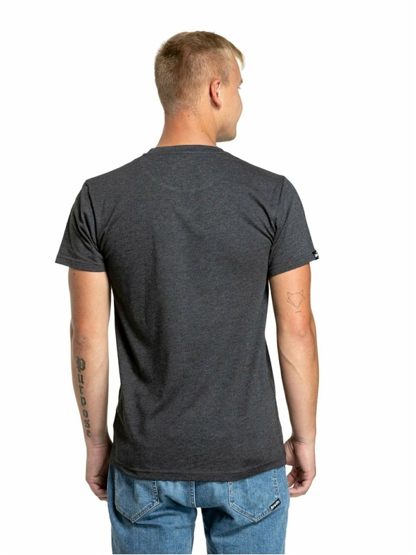 Meatfly Meatfly moška majica Logex Charcoal Heather | Siva | Velikost