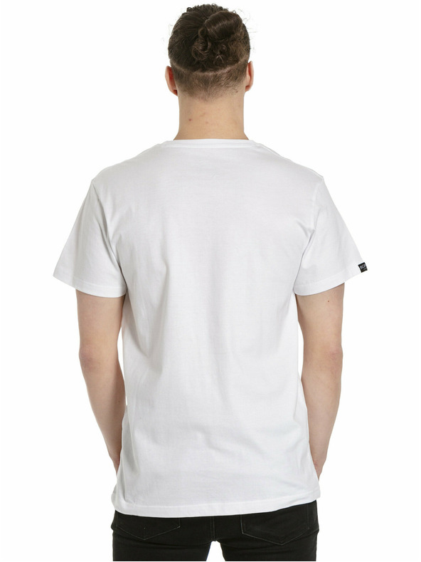 Meatfly Meatfly moška majica MF Logo White | Bela | Velikost M | 100% bombaž