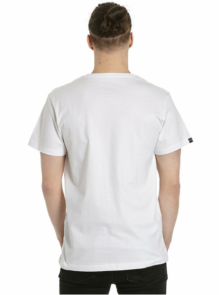 Meatfly Meatfly moška majica MF Logo White | Bela | Velikost M | 100% bombaž