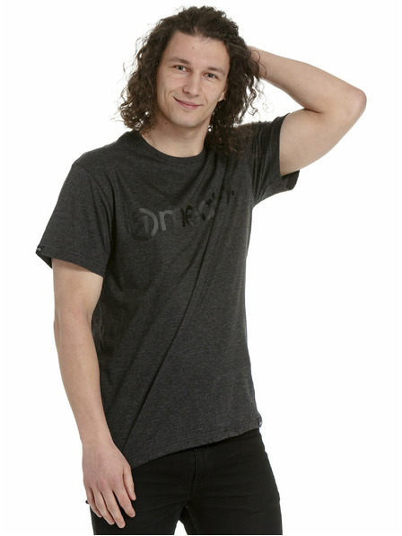 Meatfly Meatfly moška majica MF Logo Charcoal Heather | Siva | Velikost