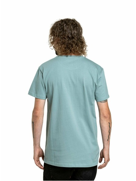 Meatfly Meatfly moška majica Joe Dusty Mint | Modra | Velikost M | 100% bombaž