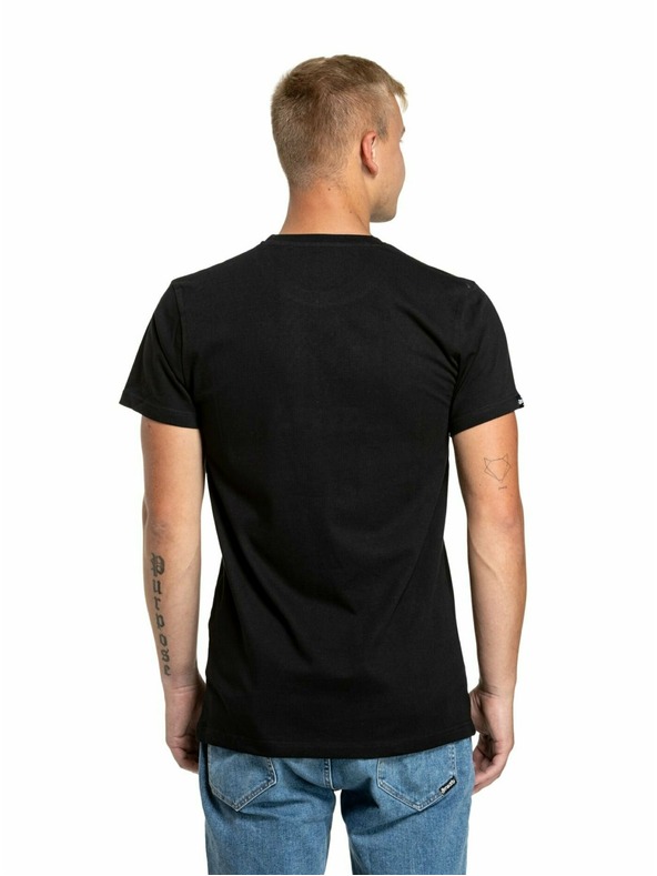 Meatfly Meatfly moško majica Logex Grey/Black | Siva | Velikost S | 100% bombaž