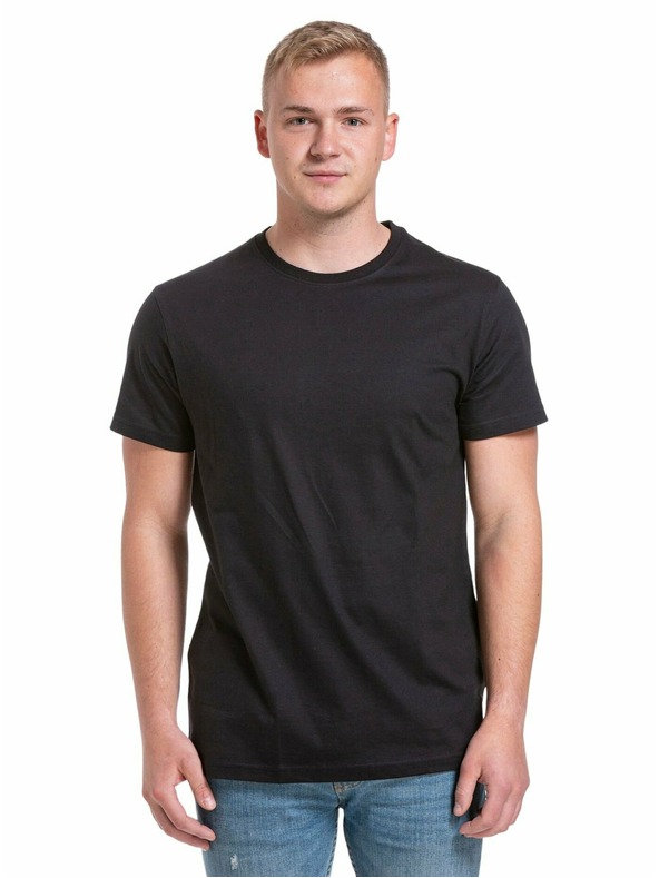 Meatfly Meatfly paket moških majic Basic Multipack Black/Charcoal Heather/White | Črna | Velikost