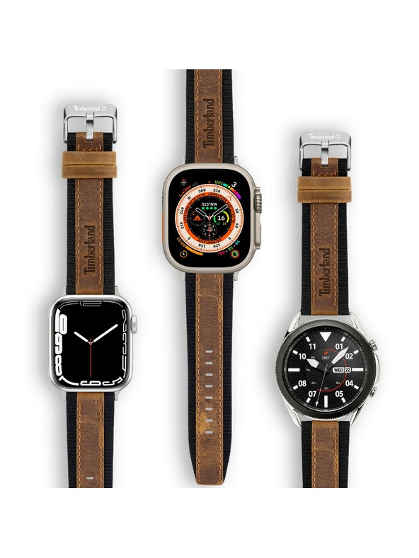 Timberland Timberland Arnett usnjeni pas univerzalen za pametne 42/44/45/49mm in klasične analogne ure TDOUS0001708