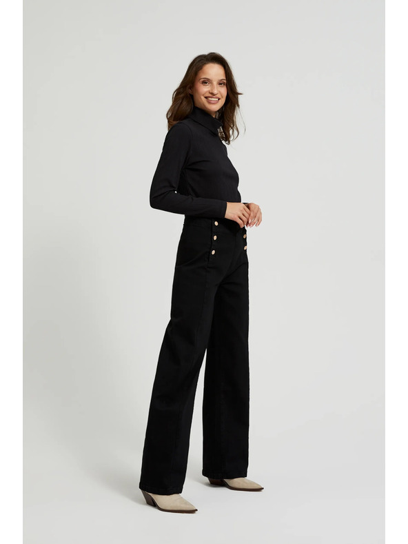 Moodo Ženske hlače črne Moodo