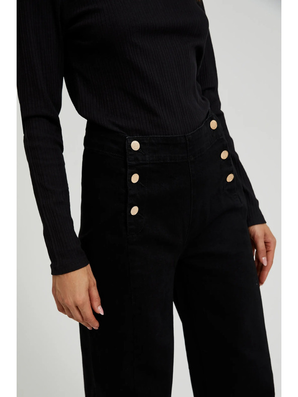 Moodo Ženske hlače črne Moodo