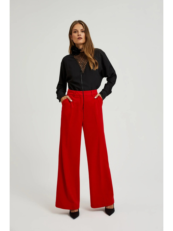 Moodo Ženske hlače rdeče