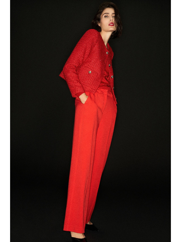 Moodo Ženske hlače rdeče