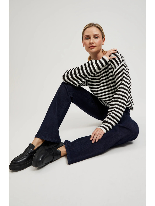 Moodo Ženske kavbojke temno modra