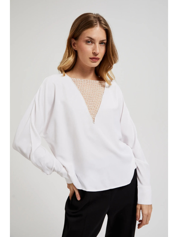 Moodo Bela ženska bluza