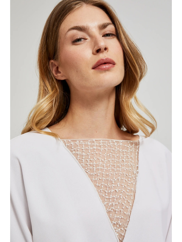 Moodo Bela ženska bluza