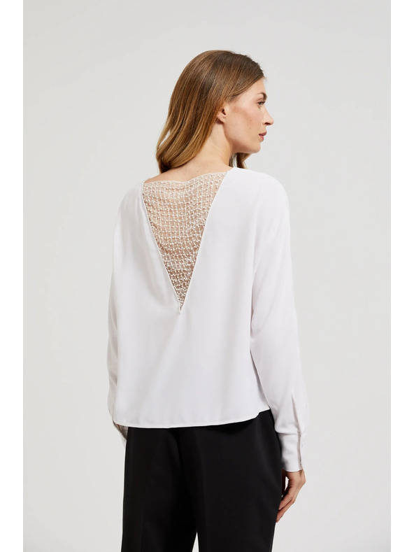 Moodo Bela ženska bluza