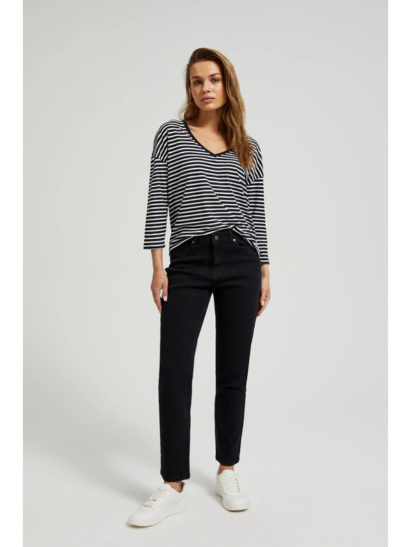 Moodo Črne ženske kavbojke