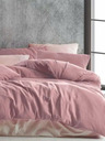 Kvalitex Muslinasto posteljno perilo 140x200, 70x90cm rožnato Kvalitex