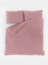 Kvalitex Francoska muslinska posteljnina 220x200, 70x90cm roza Kvalitex