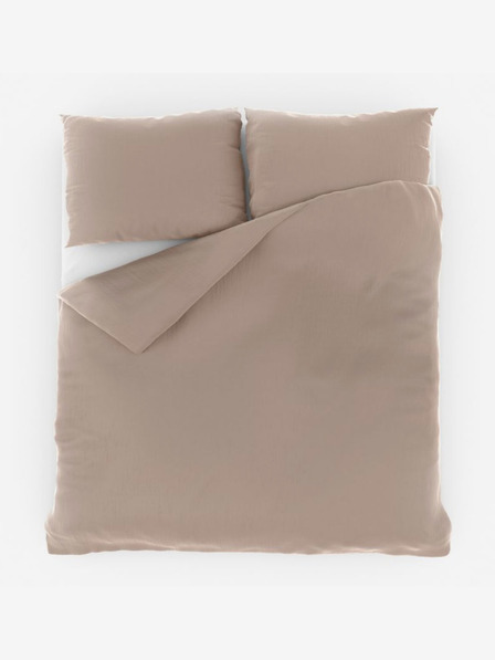 Kvalitex Francoska muslinska posteljnina 220x200, 70x90cm bež Kvalitex
