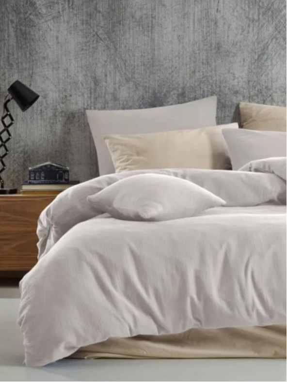 Kvalitex Muslinska prevleka 140x200, 70x90cm smetanska Kvalitex