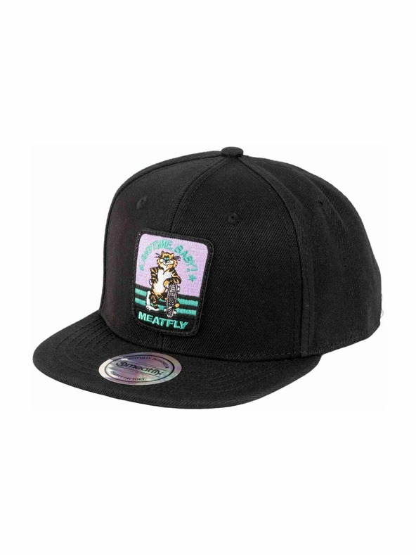 Meatfly Meatfly kapa Alfy Snapback Črni Tomcat | Črna