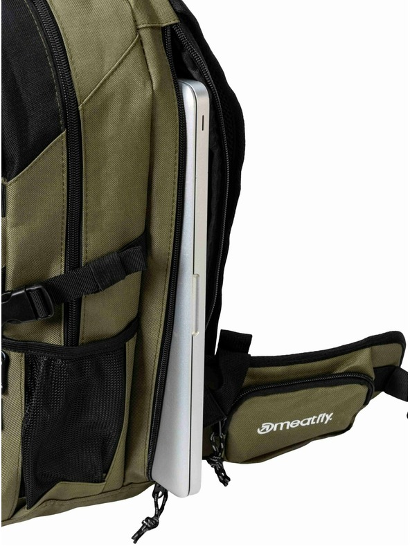 Meatfly Meatfly nahrbtnik Ramble Olivine 26 L | Črna | Prostornina 26 L