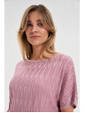 Moodo Rožnat pleteni top Moodo