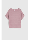 Moodo Rožnat pleteni top Moodo