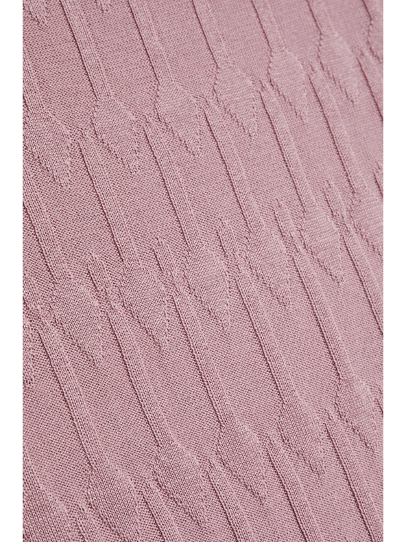 Moodo Rožnat pleteni top Moodo