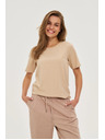 Moodo Bež Moodo majica s kratkimi rokavi