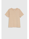 Moodo Bež Moodo majica s kratkimi rokavi