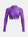 Under Armour Ženska majica Under Armour HeatGear Rib 1/4 Zip LS-PPL
