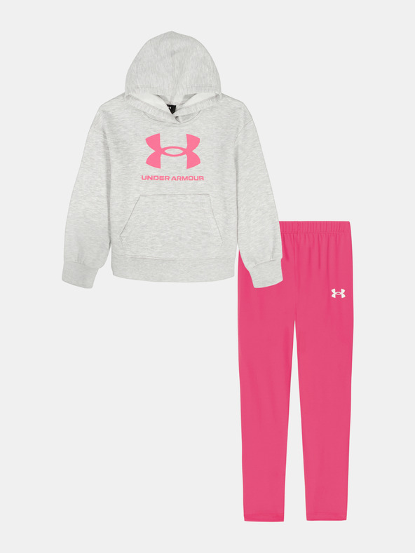 Under Armour Dekliški set Under Armour UA RIVAL PULLOVER SET