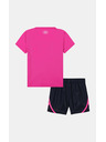 Under Armour Dekliški set Under Armour UA LOGO WOVEN SHORT SET-PNK