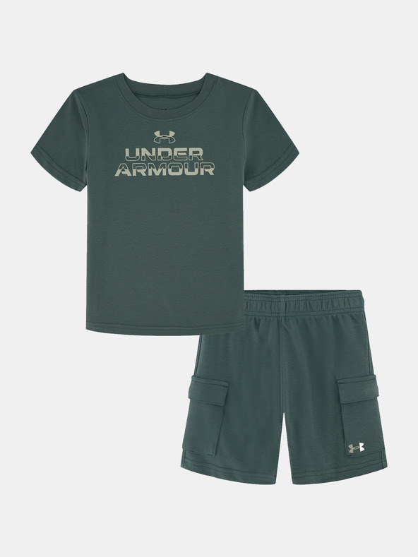 Under Armour Fantovski set Under Armour UA CARGO SHORT SET-GRN