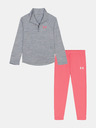 Under Armour Dekliški set Under Armour UA 1/4 ZIP LEGGING SET