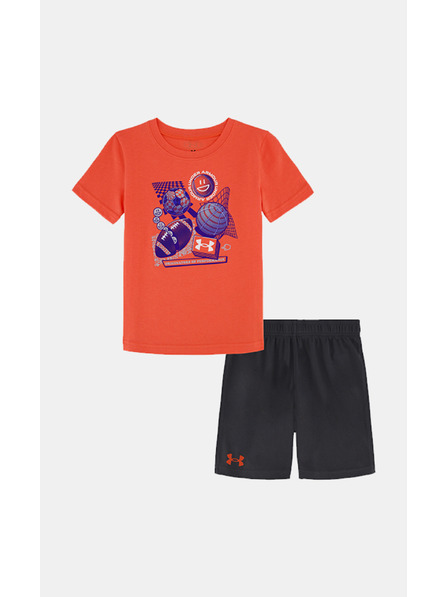 Under Armour Fantovski set Under Armour UA MULTI SPORT SS SHORT SET-RED