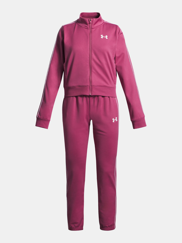 Under Armour Dekliška trenirka Under Armour UA Icon Knit Crop Tracksuit-RED