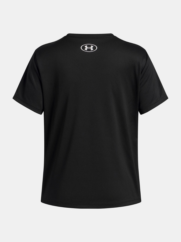 Under Armour Dekliška majica Under Armour Tech Varsity Graphic SS-BLK