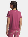 Under Armour Dekliška majica Under Armour Tech Varsity Graphic SS-RED