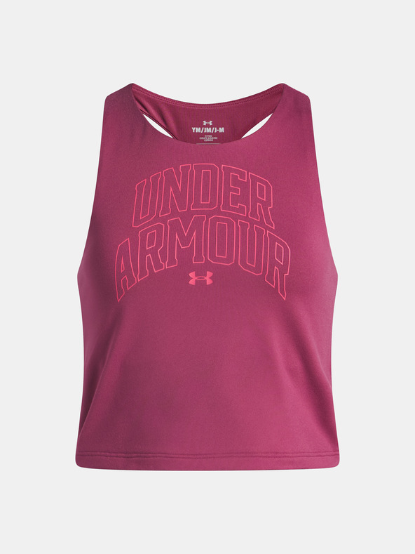 Under Armour Dekliška majica brez rokavov Under Armour UA Motion Branded Tank-RED