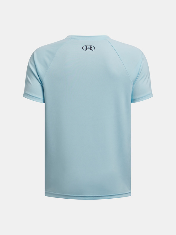 Under Armour Deška majica Under Armour UA Tech Split Wordmark SS-GRY