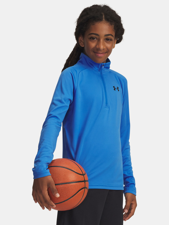 Under Armour Deška majica Under Armour UA Tech 2.0 1/2 Zip-BLU