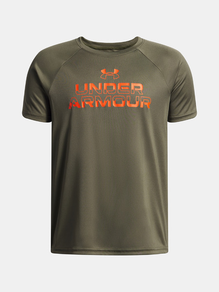 Under Armour Deška majica Under Armour UA Tech Split Wordmark SS-GRN