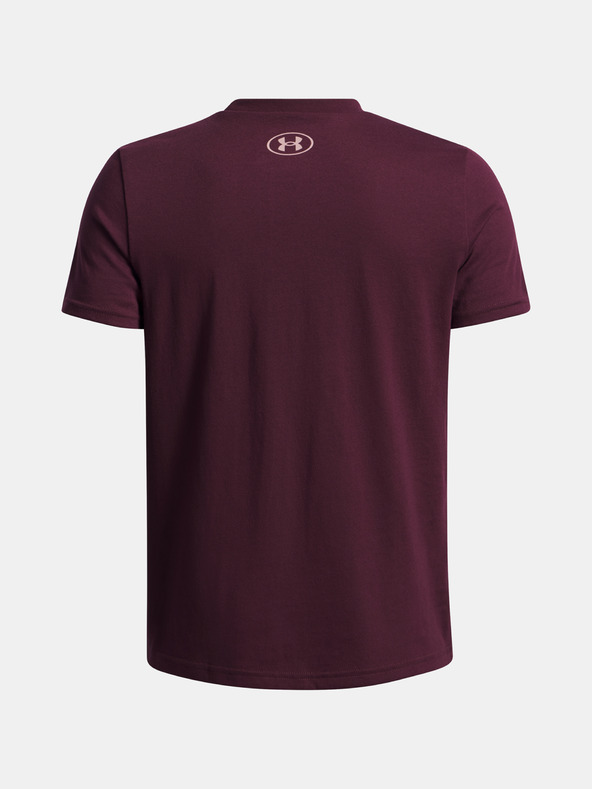 Under Armour Deška majica Under Armour UA B LOGO WORDMARK SS-RED