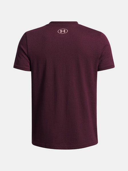 Under Armour Deška majica Under Armour UA B LOGO WORDMARK SS-RED