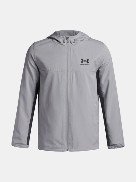 Under Armour Deška jakna  Under Armour UA B Rival Wvn Jacket-GRY