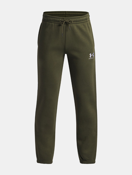 Under Armour Deške spodnji del trenirke Under Armour B Icon Flc Jogger Taping-GRN