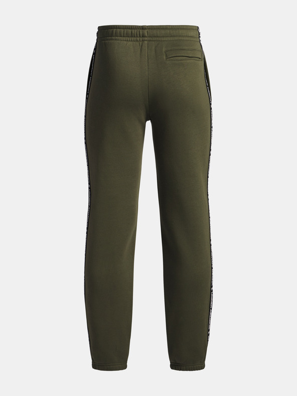 Under Armour Deške spodnji del trenirke Under Armour B Icon Flc Jogger Taping-GRN