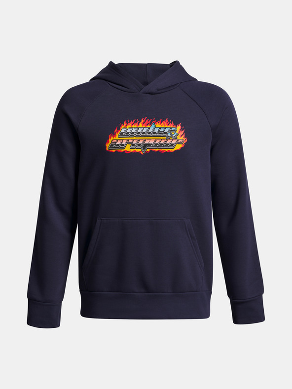 Under Armour Deški pulover  Under Armour UA Rival Flc Flamin Wdmrk HD-BLU